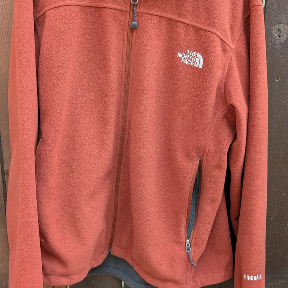 The North Face Burnt Orange Windwall Jacket - Picture 1 of 6